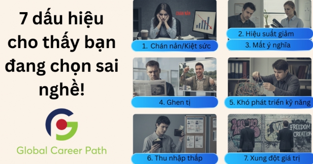 7 dấu hiệu cho thấy bạn đang chọn sai nghề